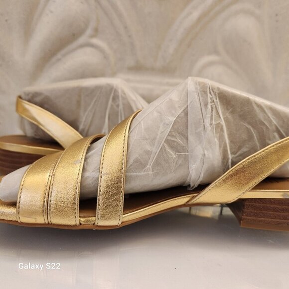 Naturalizer "Hilma" dark gold Sandals. NIB. Size 7.5 Wide - Picture 5 of 11